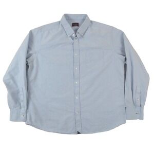 UNTUCKit Rioja‎ Shirt Mens XXL Blue Slim Fit Long Sleeve Cotton Casual Button Up